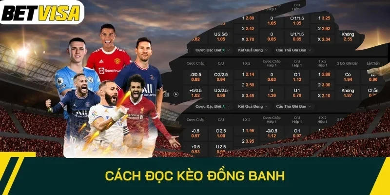 Cách đọc kèo đồng banh