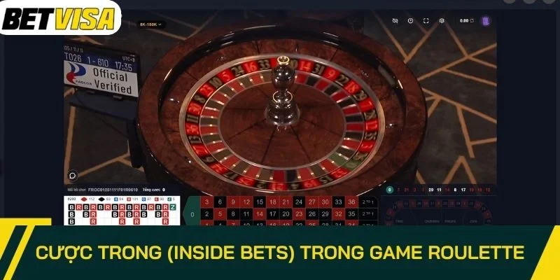 Tìm hiểu Inside Bets trong mẹo chơi Roulette