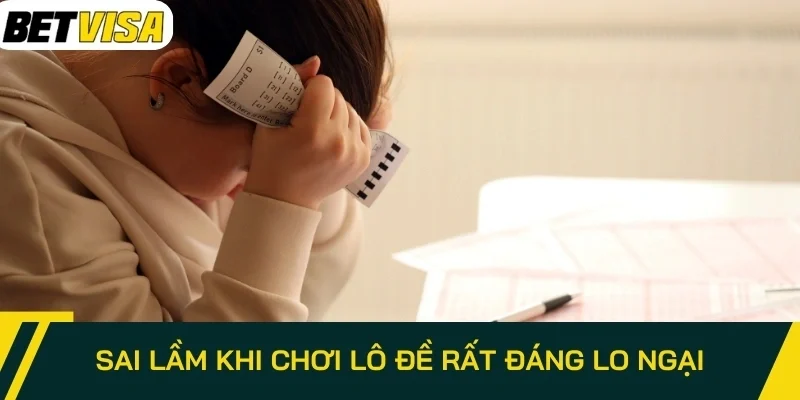 Sai lầm khi chơi lô đề rất đáng lo ngại